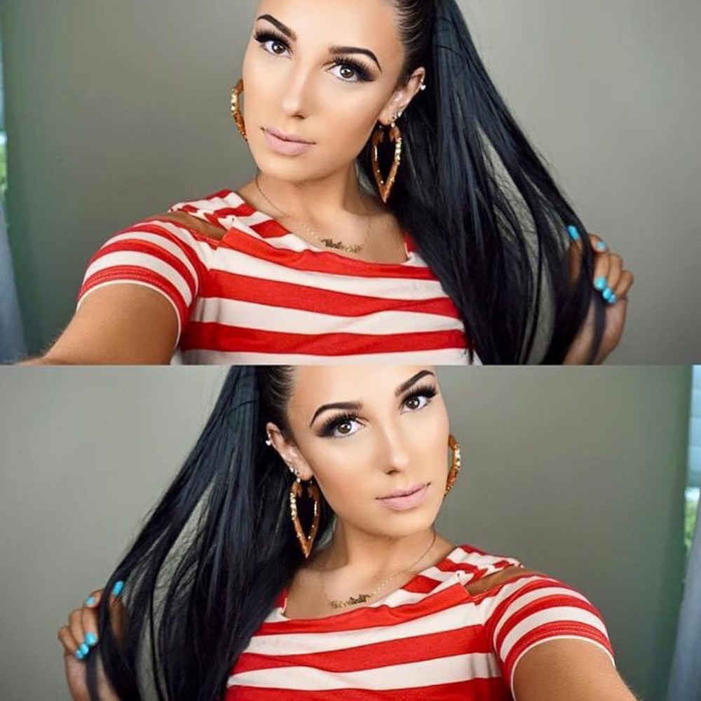 BellaMi wrap Ponytail 160g 10” #1B